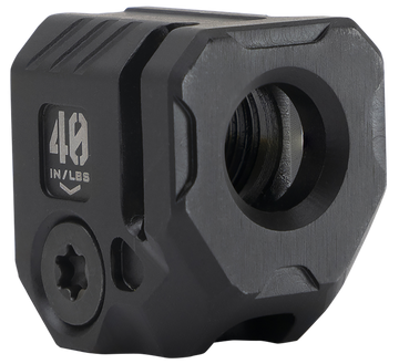 Strike Industries MCQUAD Micro Threaded Compensator 9mm/.357 SIG 1/2x28 Black