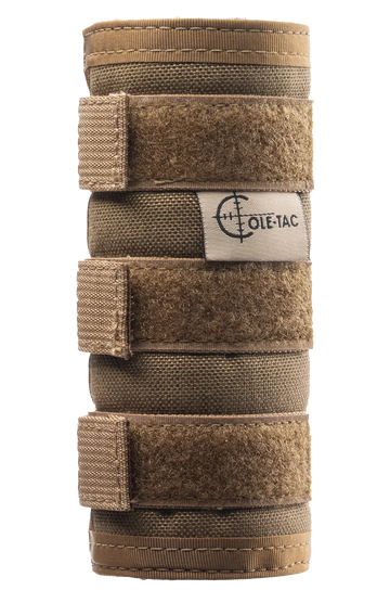 Cole-TAC HTP102 HTP Suppressor Cover 6" 1-2" Dia Coyote Brown