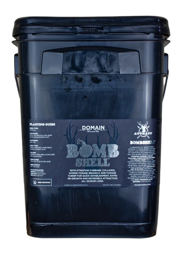 Domain Outdoor Bombshell Food Plot Seed - 1/2 Acre Annual Brassica Mix - 3 lb Jug