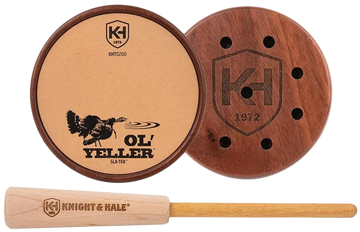 Knight & Hale Ol'Yeller SLA-TEK Turkey Pot Call Walnut/Yellowheart