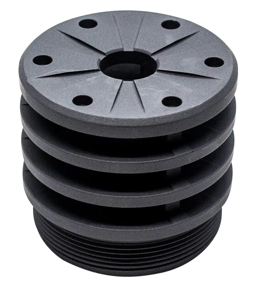 SilencerCo AC2022 Bravo Anchor Brake .30 Cal 7075-T6 Aluminum Black