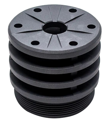 SilencerCo AC2022 Bravo Anchor Brake .30 Cal 7075-T6 Aluminum Black