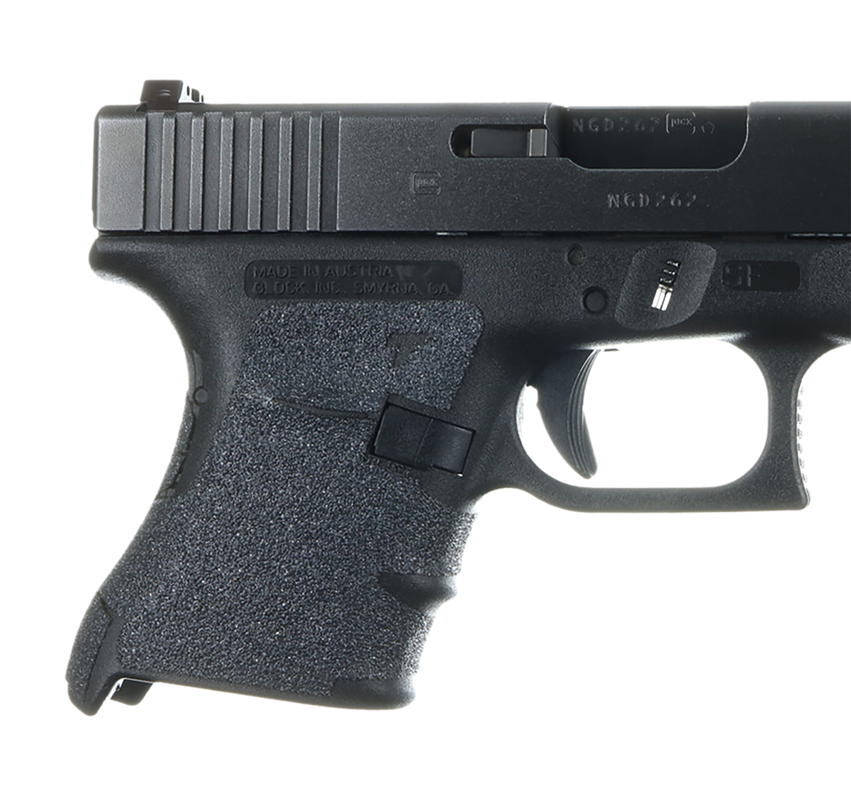 Talon Grips 106G Adhesive Grip for Glock 29/30 Gen3 Black Granulate