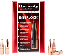 Hornady InterLock 8mm .323 150gr Soft Point Reloading Bullets - 100/Box
