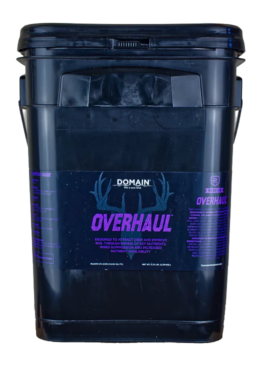 Domain Outdoor Overhaul 1/4 Acre Food Plot Seed Mix - 5.25 lb