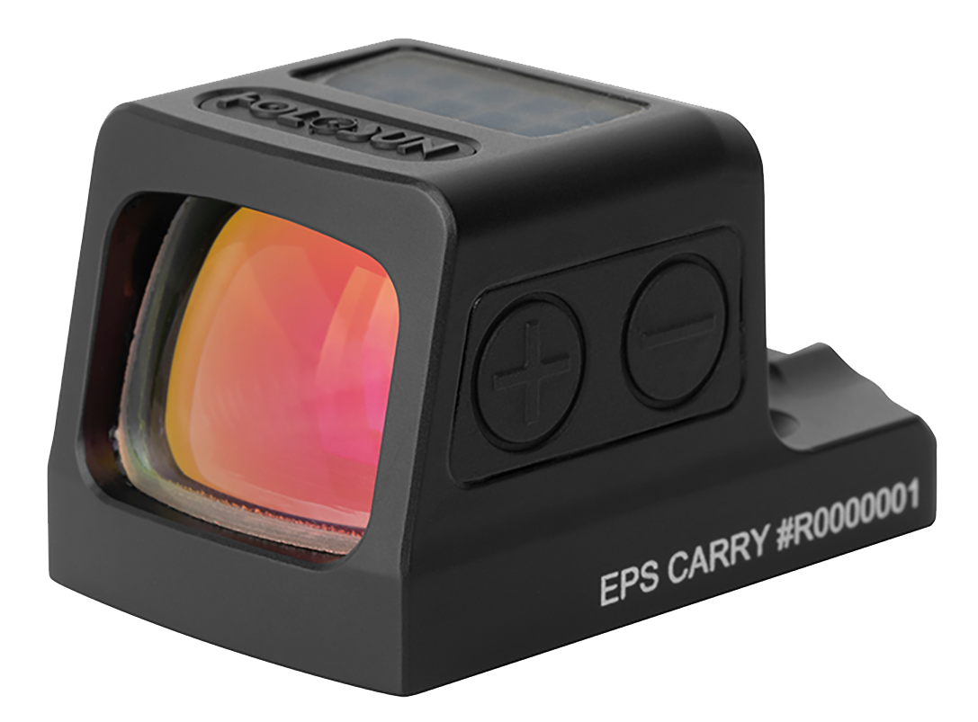 Holosun EPS Carry 1x 0.58"x0.77" 2 MOA Red Dot/32 MOA Circle Pistol Sight - Black Anodized