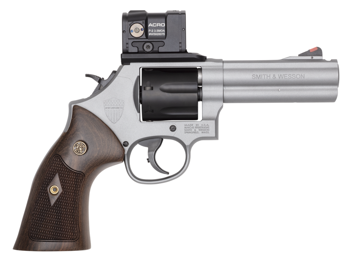 Smith & Wesson Model 686 SPEC R Bundle 357 Mag/38 Special +P 4.13" 7-Shot DA/SA Revolver with Aimpoint ACRO P-2