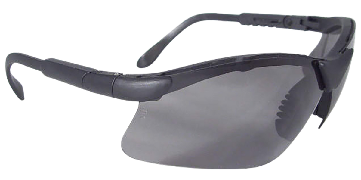 Radians Revelation RV0120CS Shooting Glasses Smoke Gray Anti-Fog Black Frame