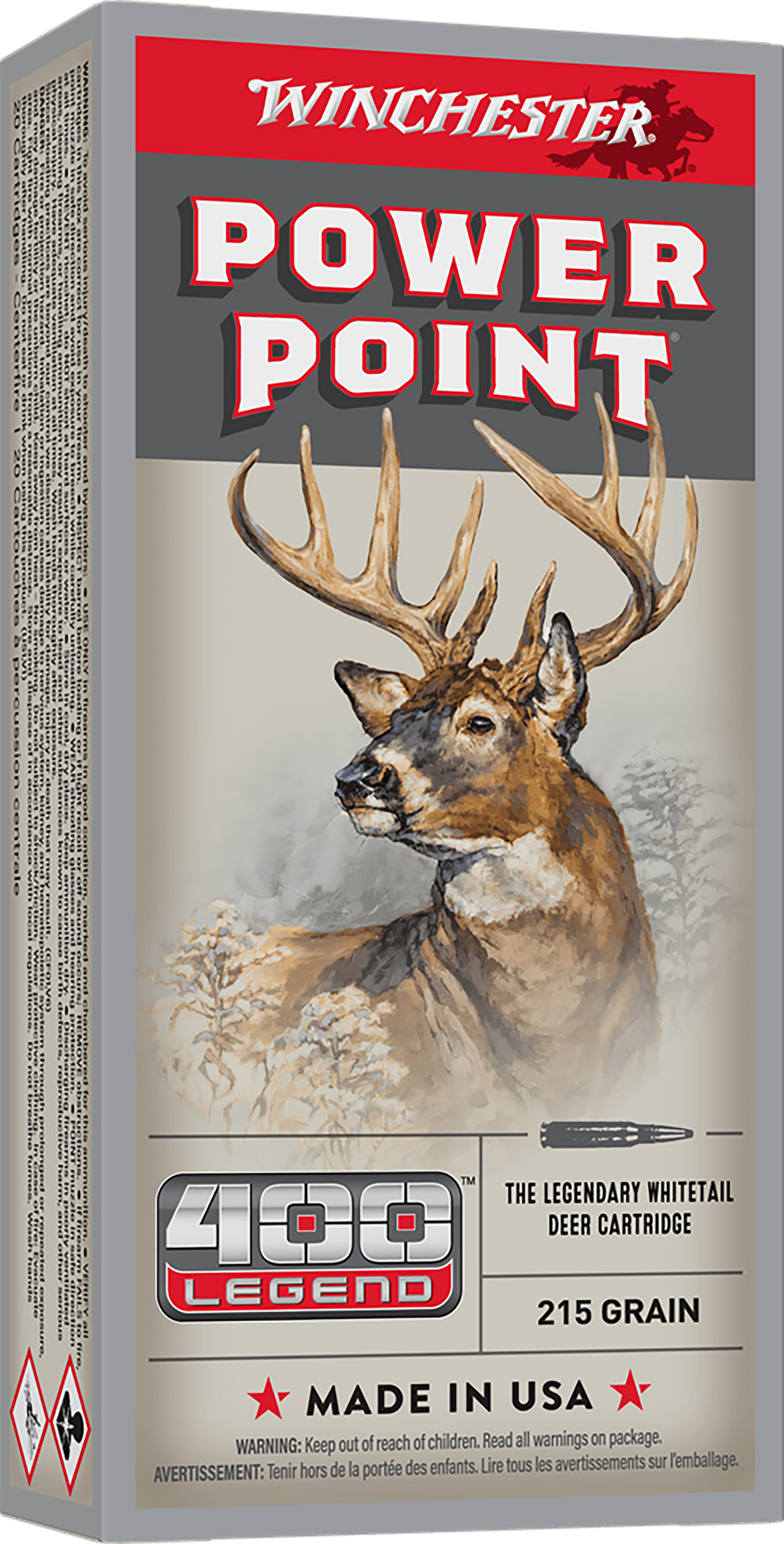 Winchester Ammo Power-Point 400 Legend 215gr 20 Rd - Box or Case