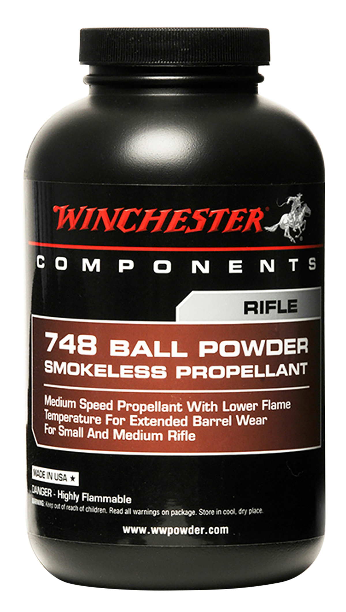Winchester Powder 7481 Ball Powder 748 Rifle Multi-Caliber 1 lb
