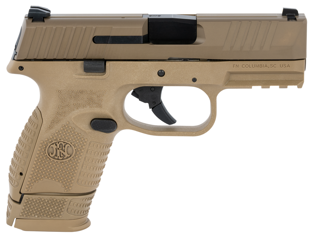 FN 509 Compact 9mm Luger 3.70" 15+1 Semi-Auto Pistol - Flat Dark Earth