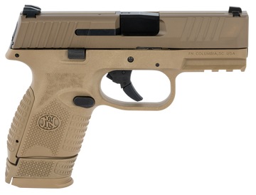 FN 509 Compact 9mm Luger 3.70" 15+1 Semi-Auto Pistol - Flat Dark Earth