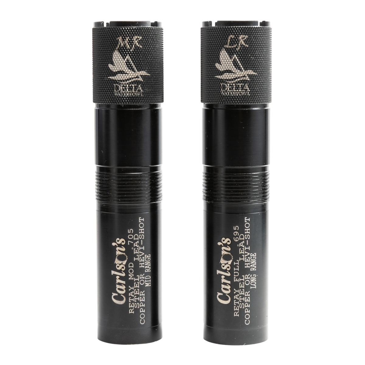 Carlsons Delta Waterfowl Retay 12 Gauge Mid/Long Range 17-4 Stainless Steel Choke Tube 2-Pack