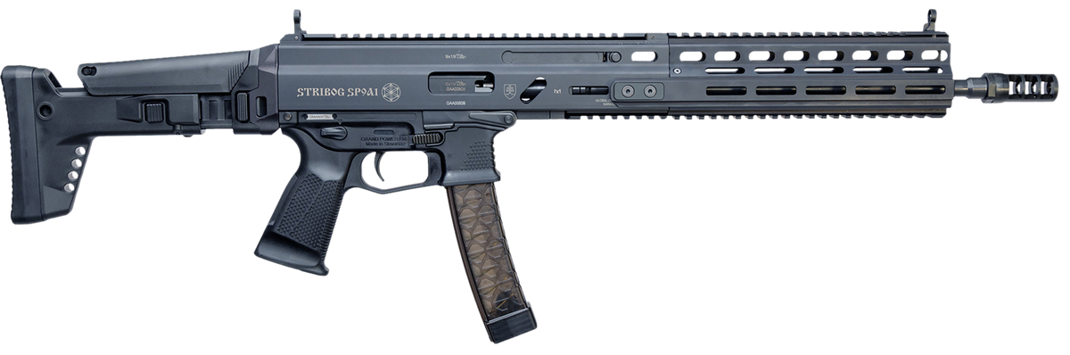 Grand Power Stribog SP9A1 Enhanced 9mm Luger 16" 30+1 Semi-Auto Rifle