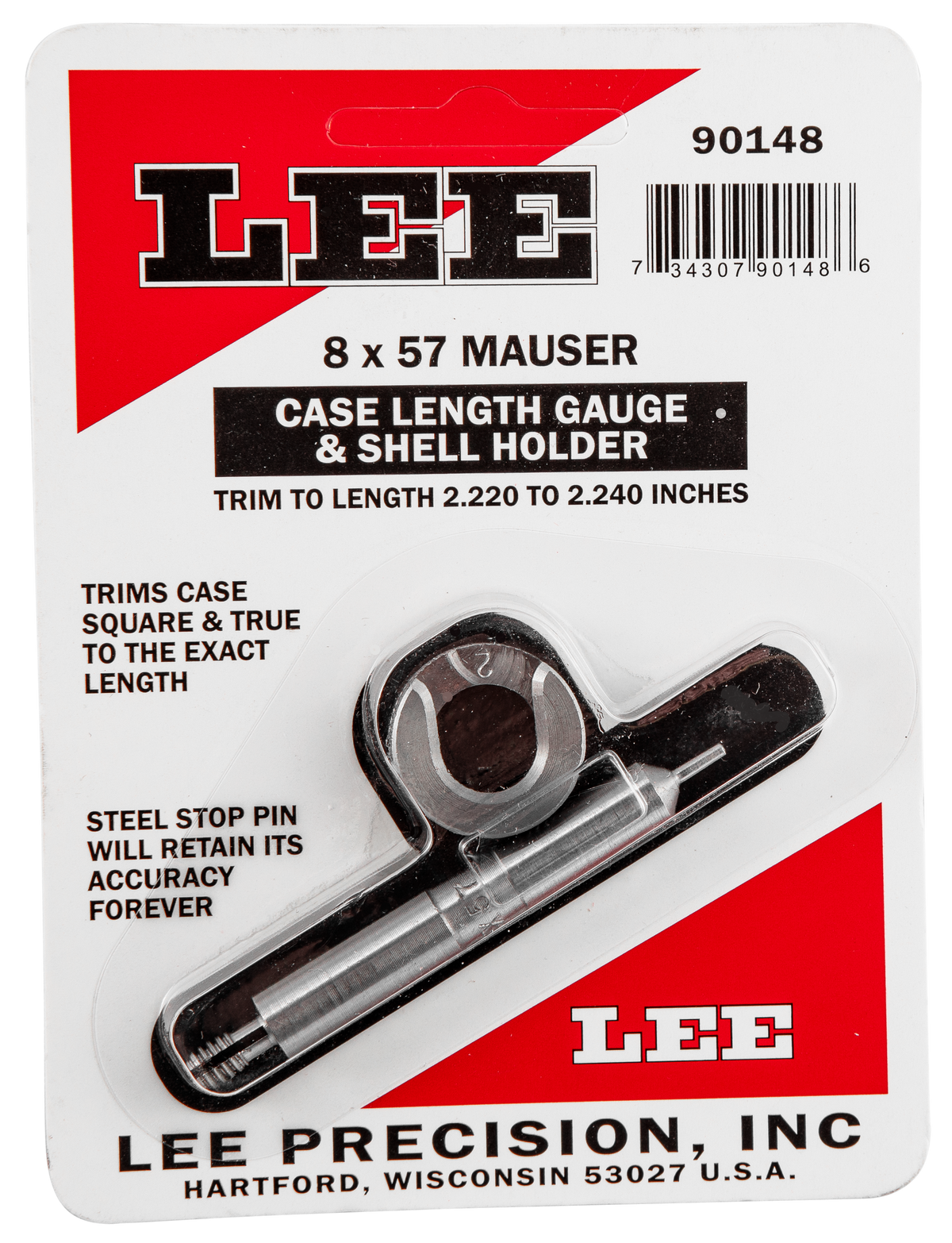 Lee Precision 90148 Case Length Gauge 8x57 Mauser