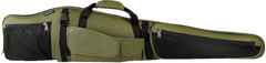 Bulldog BD350 Hunter Series 48" Black/Green Poly Oxford Padded Rifle Case