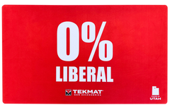TekMat Zero Percent Liberal Door Mat Red Rubber 25" x 42"