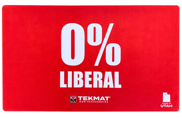 TekMat Zero Percent Liberal Door Mat Red Rubber 25" x 42"