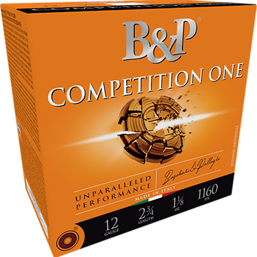 B&P Ammunition Competition One 12 Gauge 2.75" 1 1/8 oz #8 Shot - Box or Case