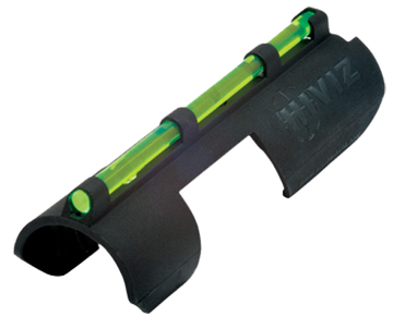 Hiviz MPB-TAC Plain Barrel Snap-On Front Sight 12/16/20 Gauge Green/Red Fiber Optic