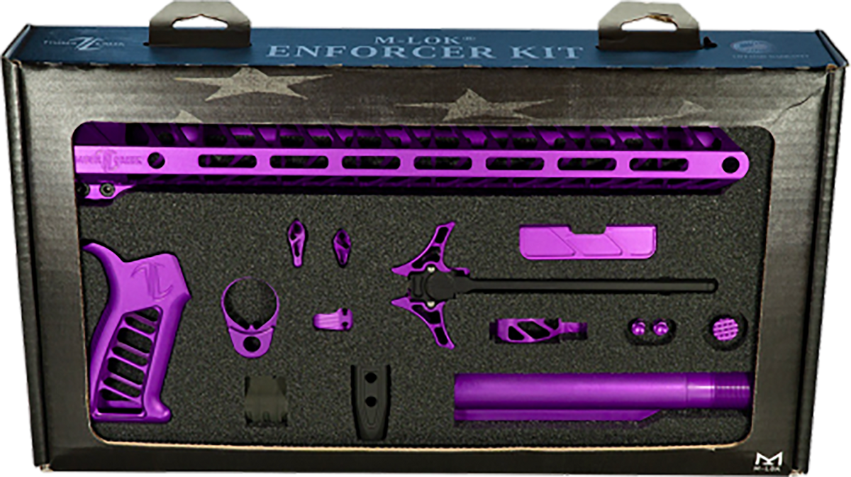 Timber Creek Outdoors Enforcer AR-15 Complete Build Kit - Purple Anodized