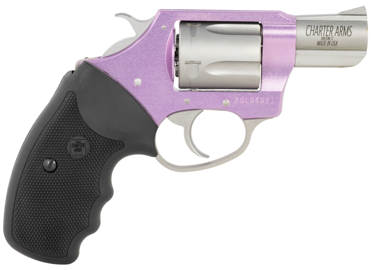 Charter Arms Undercover Lite Lavender Lady 38 Special 2" 5-Shot DA/SA Revolver - Lavender Aluminum/SS