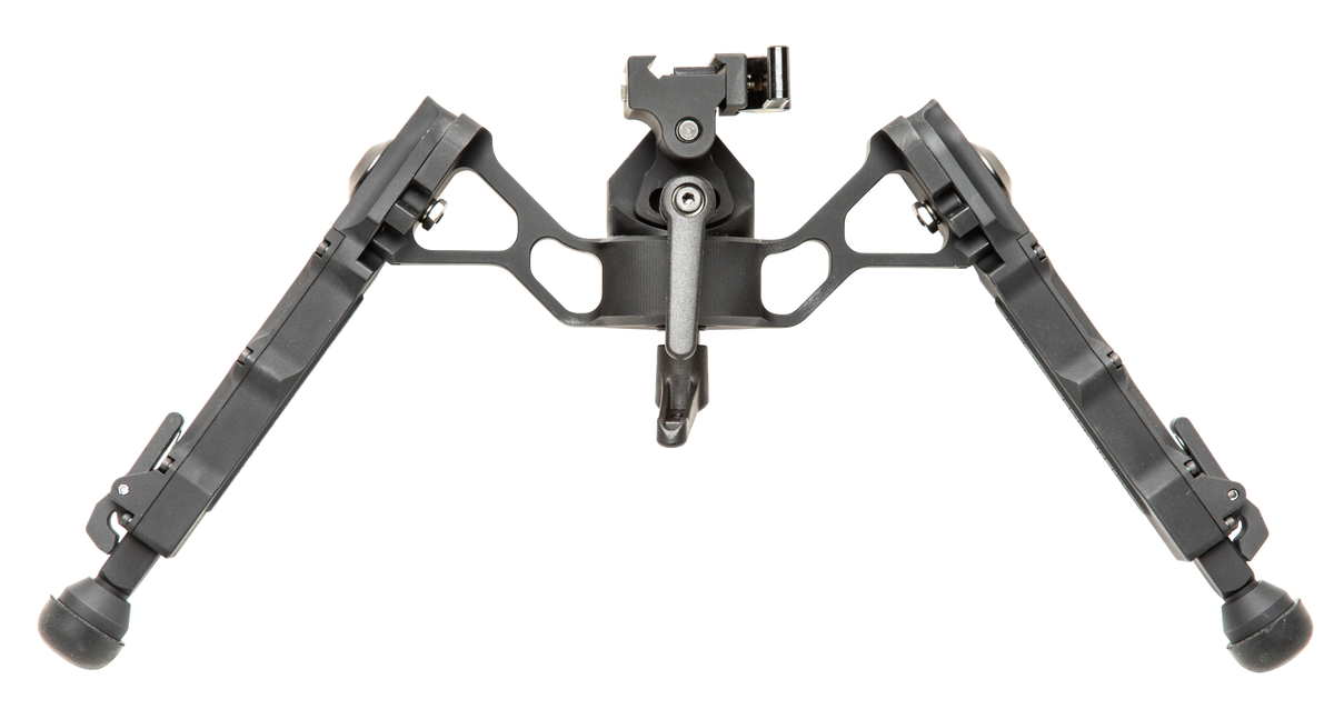 Accu-Tac FC G2 Bipod 5.25"-8.25" Picatinny Rubber Feet Black Hardcoat Anodized 6061-T6 Aluminum