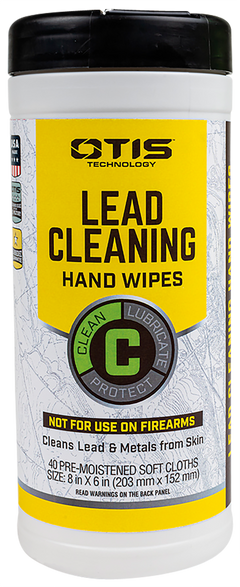 Otis FG40CLRW Lead Cleaning Hand Wipes 40-Count Canister