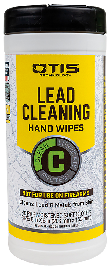 Otis FG40CLRW Lead Cleaning Hand Wipes 40-Count Canister