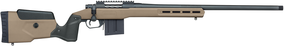 Mossberg Patriot LR Tactical 6.5 PRC 22" 10+1 Bolt-Action Rifle - MDT Oryx FDE Stock, Threaded Barrel