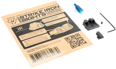 Strike Industries Iron Sights S&W M&P / M&P 2.0 Standard Height - Blank Front/Rear Sight Set