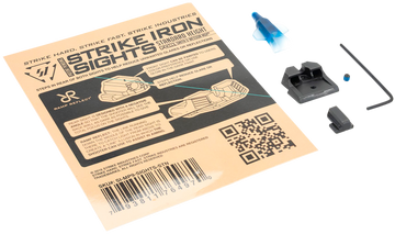 Strike Industries Iron Sights S&W M&P / M&P 2.0 Standard Height - Blank Front/Rear Sight Set