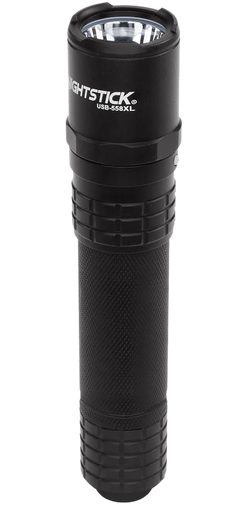 Bayco Nightstick USB558XL USB Tactical Flashlight 1100 Lumens White LED Black Anodized
