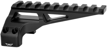 Warne 7861M Diving Board Mount 35mm Picatinny Rail - Black Aluminum