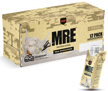 Redcon1 MRE Ready to Drink Vanilla Milkshake 14 oz - 12 Pack