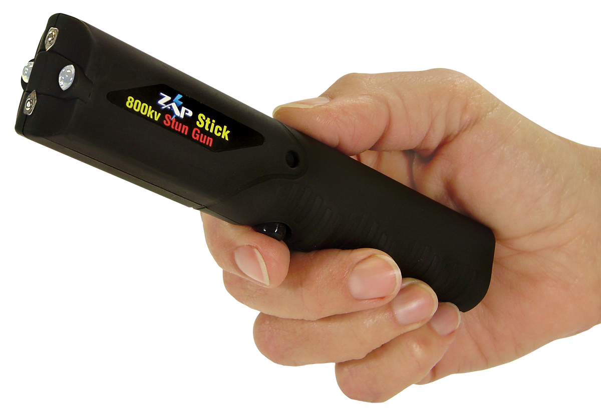 Zap Zap Stick 800,000V Stun Gun/Flashlight - Black