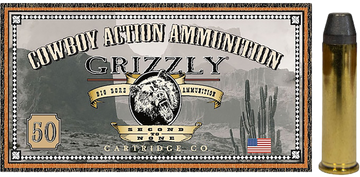 Grizzly Ammo .357 Mag 158gr Round Nose Flat Point 50 Rd/Box - Box or Case