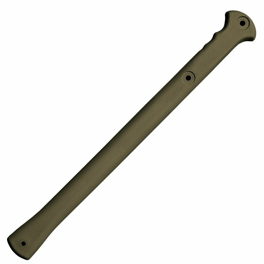 Cold Steel Trench Hawk 3.50" 1055 Carbon Steel Blade OD Green Polypropylene Handle 19"