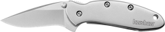 Kershaw Chive 1600 1.90" Folding Drop Point Plain 420HC - Bead Blasted Stainless