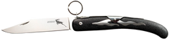 Cold Steel CS20KK Kudu 4.25" Folding Plain Mirror Polished 5Cr15MoV SS Black Woodgrain Zy-Ex Handle