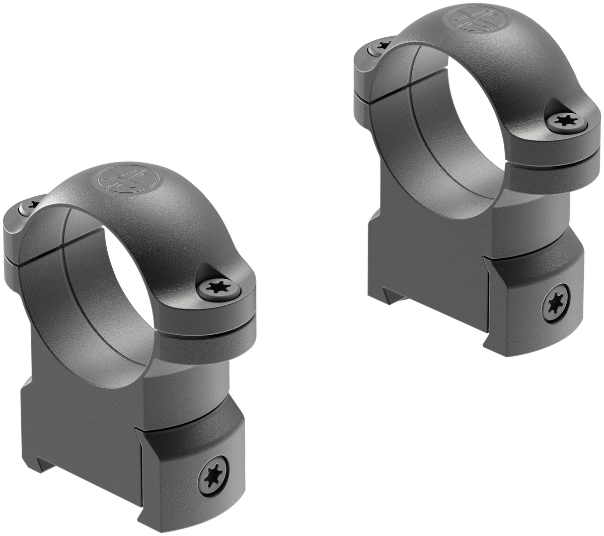 Leupold Ringmounts 1" High 2-Piece Matte Black Steel - CZ 550