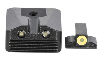 Meprolight Hyper-Bright Green Tritium Yellow Outline Fixed Sight - Kimber 1911 Wedge