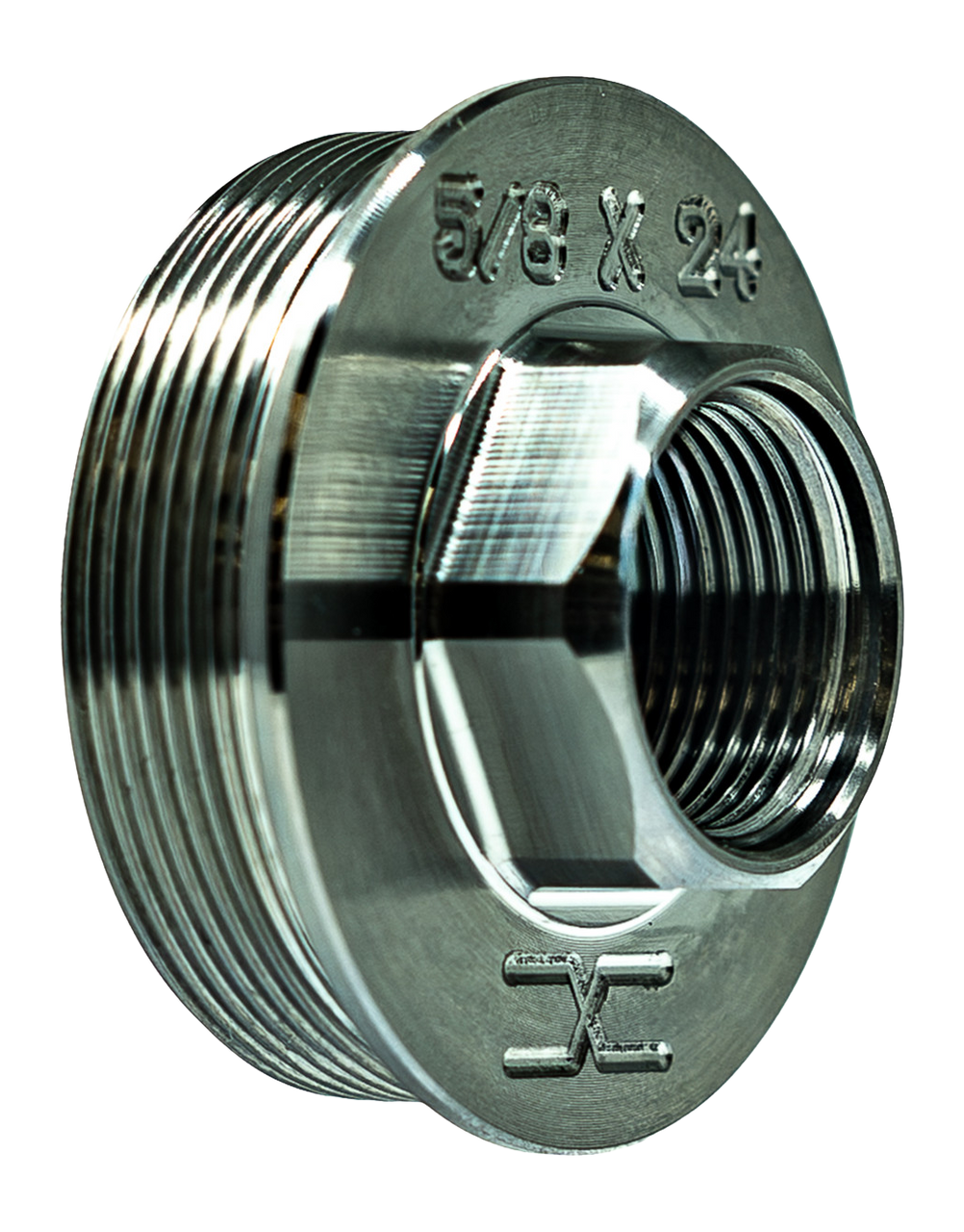 Faxon Firearms 5/8x24 Titanium Direct Thread to HUB Adapter