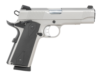 Tisas Arms 1911 Carry 45 ACP 4.25" 8+1 SAO Pistol - Stainless Steel