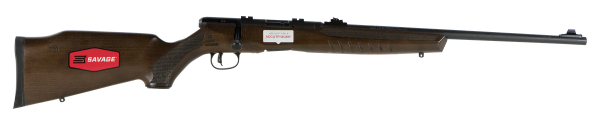 Savage B22 G .22 LR 21" 10+1 Bolt Action Rifle - Walnut Stock