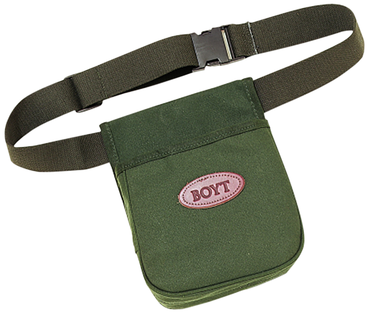 Boyt Harness SC52 Signature Series Canvas Shell Pouch - OD Green - 50-Rd Belt Mount