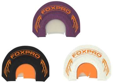 Foxpro Crooked Spur Hybrid Spur Combo Diaphragm Turkey Call - Double/Triple Reed - Black/Purple/White 3 Piece