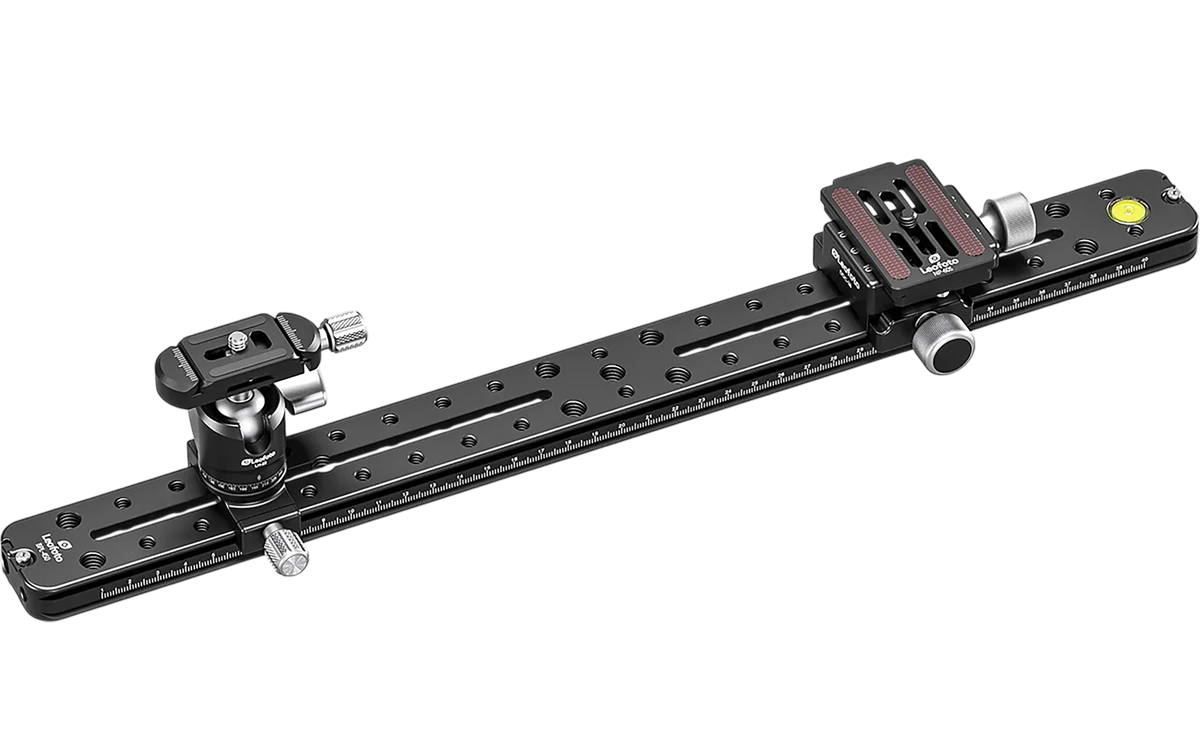 Leofoto USA FDM-04 Binocular Rangefinder Rail Kit 17.71" Black Aluminum