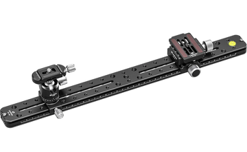 Leofoto USA FDM-04 Binocular Rangefinder Rail Kit 17.71" Black Aluminum