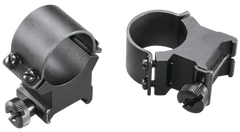 Weaver Mounts Sure Grip Detachable Scope Rings 1" Extra High Matte Black Aluminum - Quick Detach